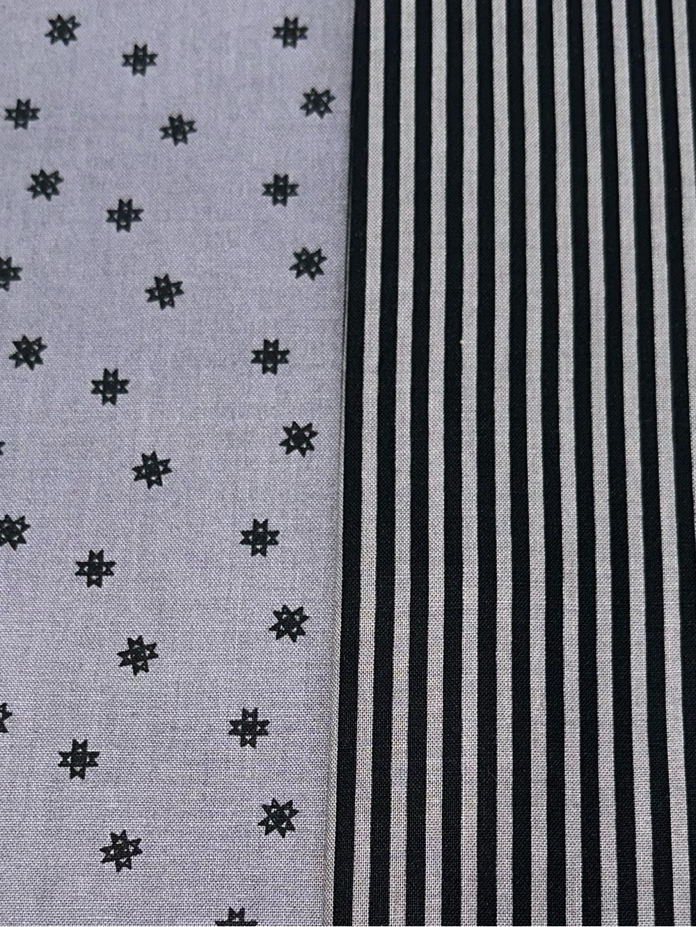 Riley Blake Black & Gray Fabric Bundle (1/2 yard x 44” each)